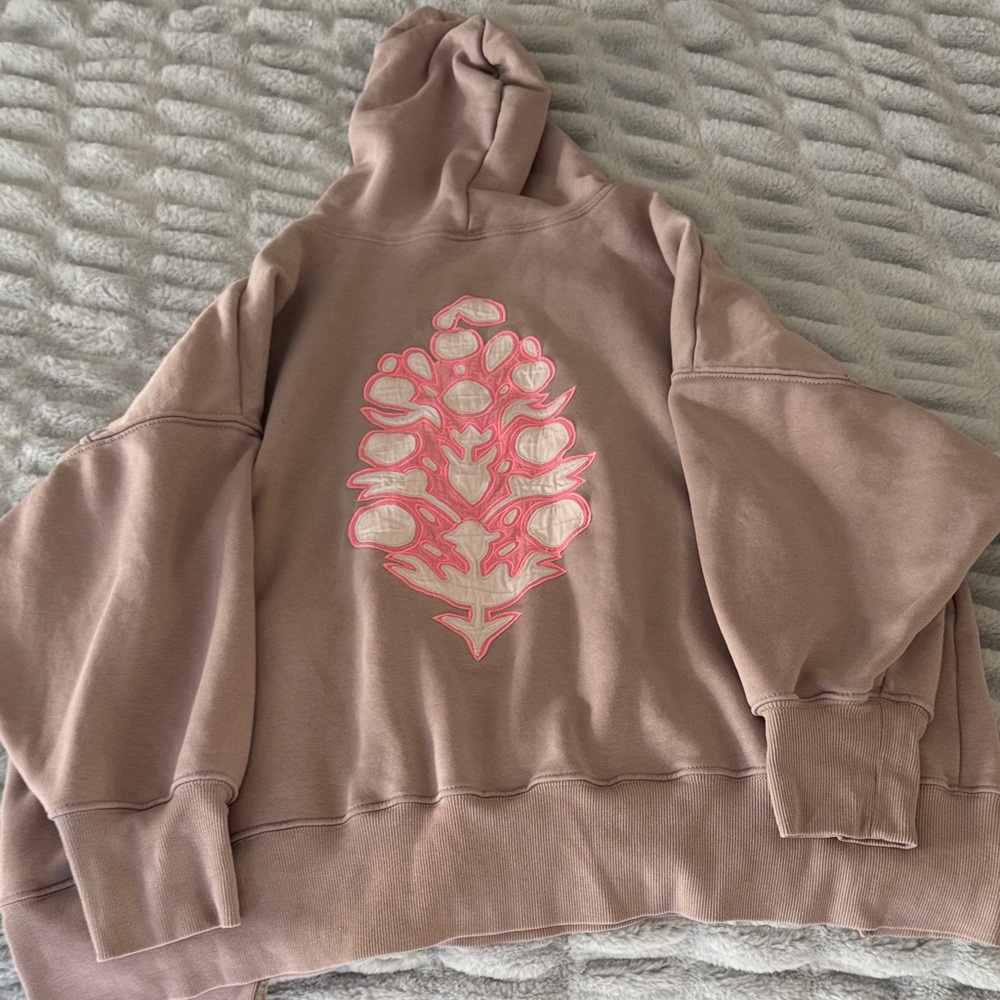 Free People Movement S Graphic Women's hoodie worn once
